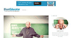 Desktop Screenshot of blunteducator.com